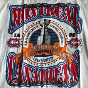Vintage Montreal Canadiens 1993 Stanley Cup Champions t shirt